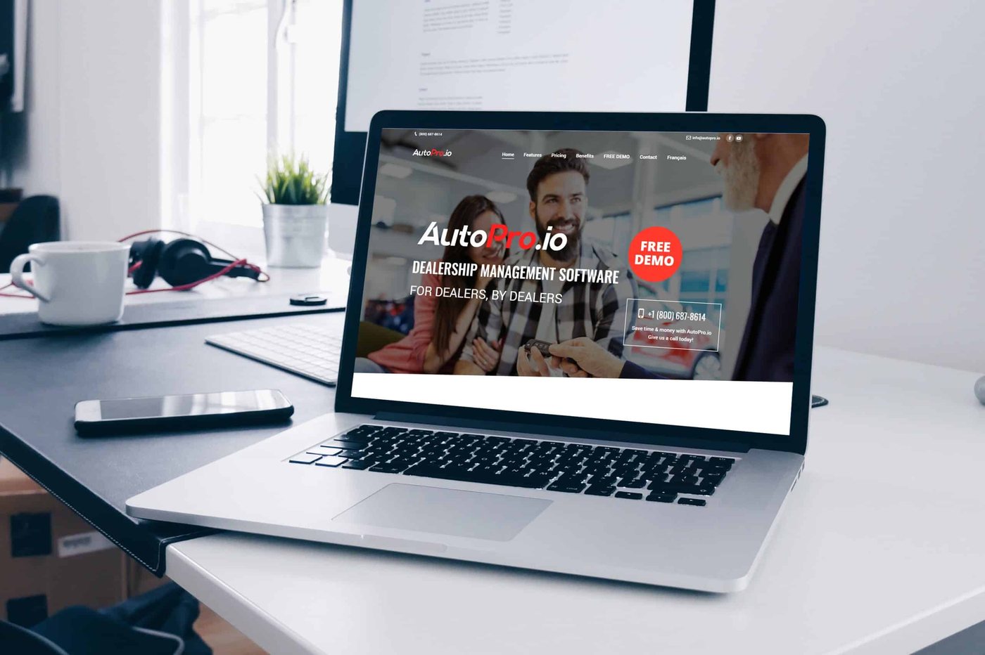 AutoPro.io Responsive Website