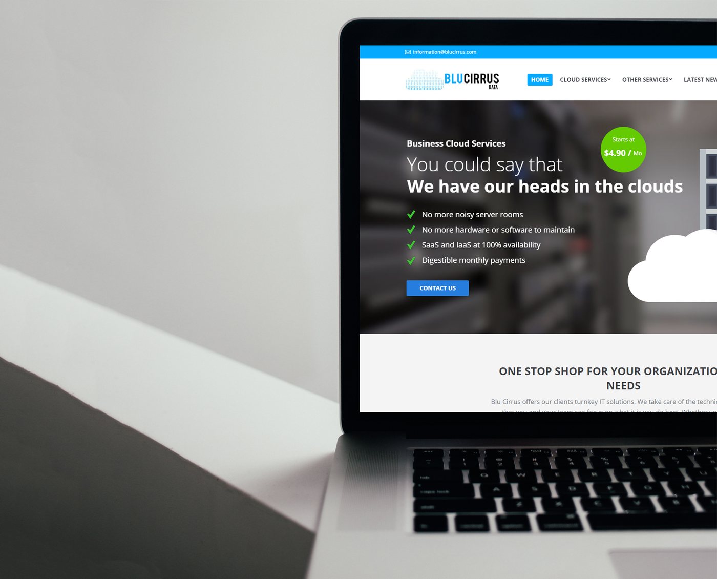 BluCirrus Website