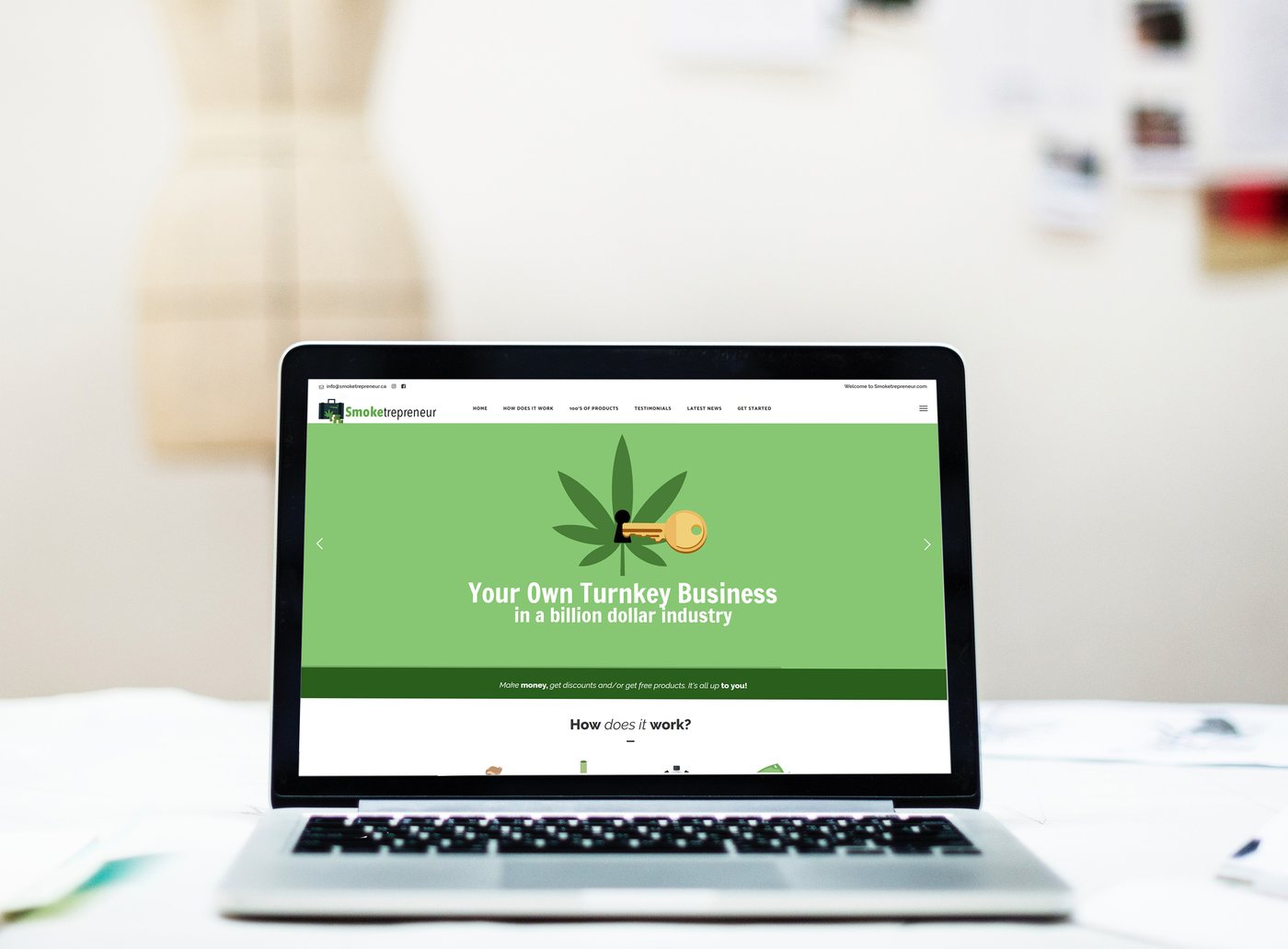 Smoketrepreneur.ca Website