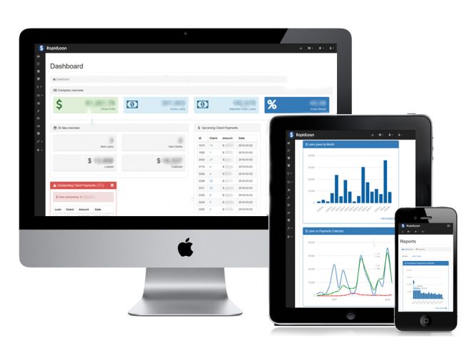 Custom Admin Software RapidLoan.ca