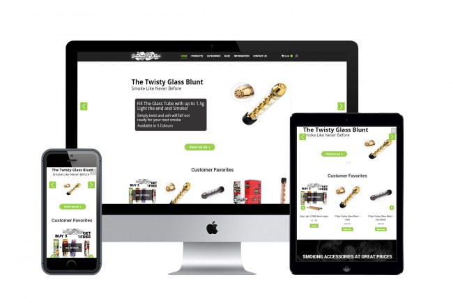 Wacky Tabacky Shop E-Commerce Website by Progressive Web Solutions